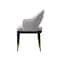 Manhattan Comfort 5-Piece Rockaway 70.86 Dining Set with 4 Carrington Chairs in Natural and Light Grey 4-DT02DC089AR-NALG - alternate 4